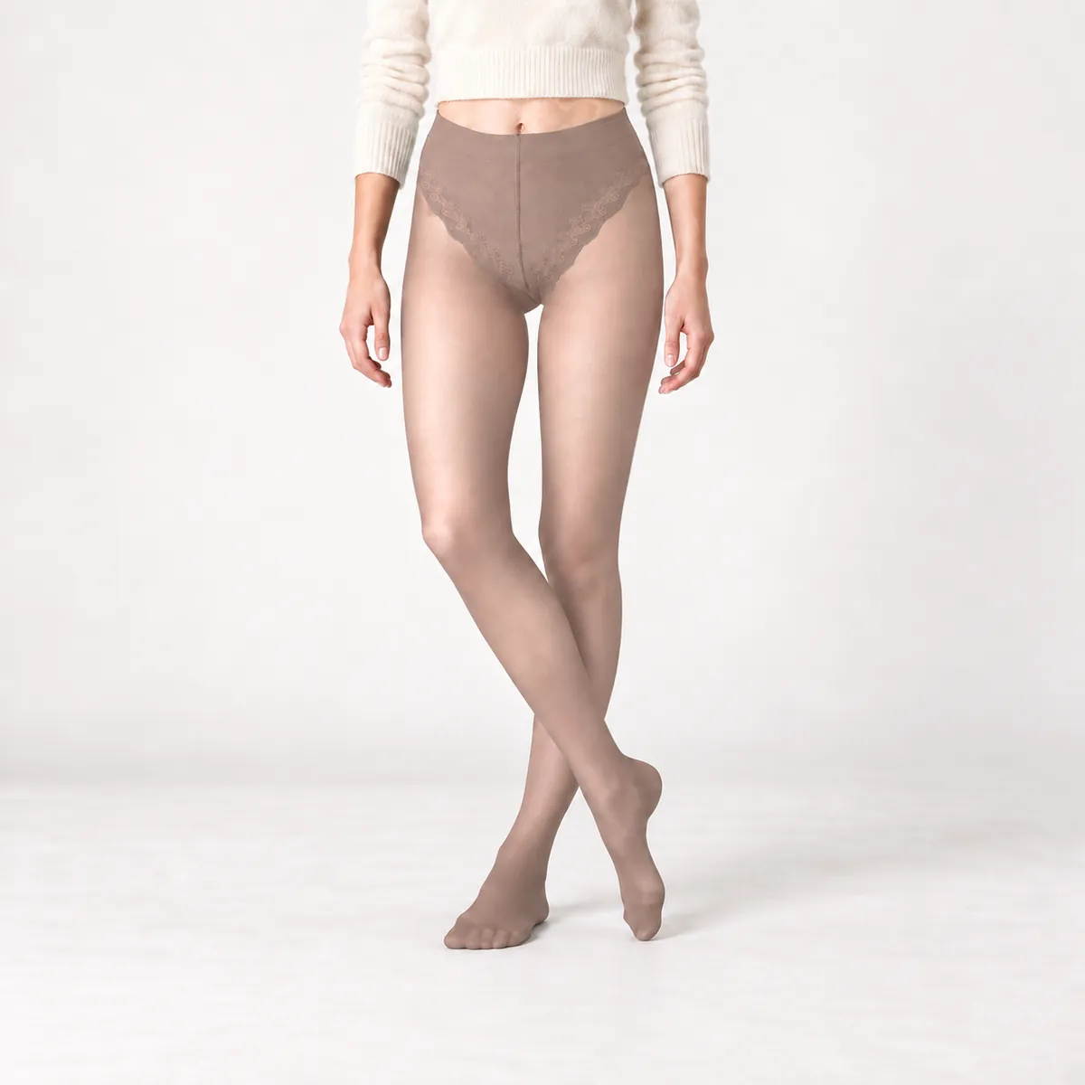 Ofa 365 Sox4Life Strumpfhose 70den in Macadamia