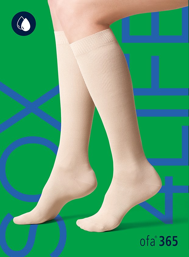 Sox4Life Kniestrumpf Aloe Vera