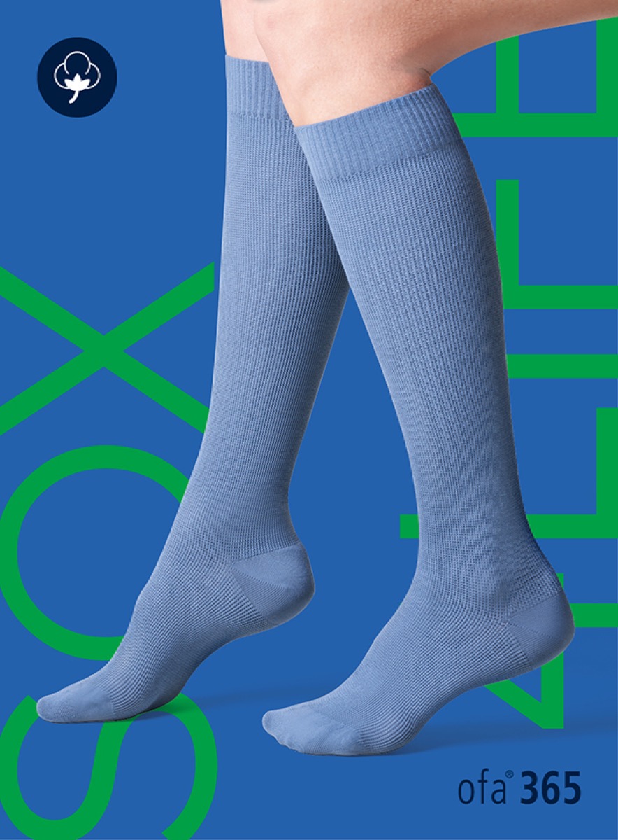 Sox4Life Kniestrumpf Baumwolle