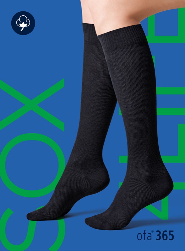 Sox4Life Kniestrumpf Baumwolle